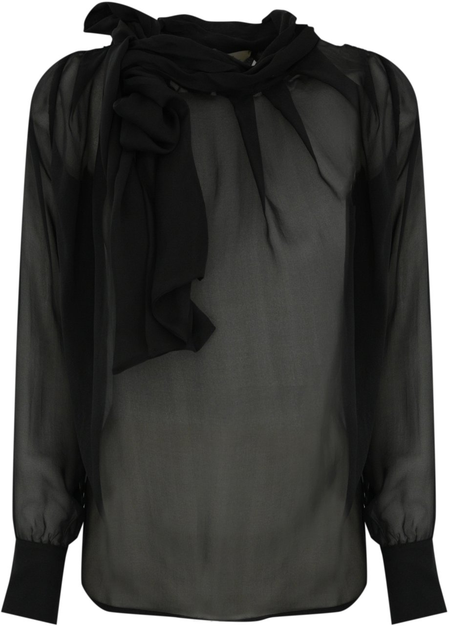 Elisabetta Franchi Shirts Black Zwart
