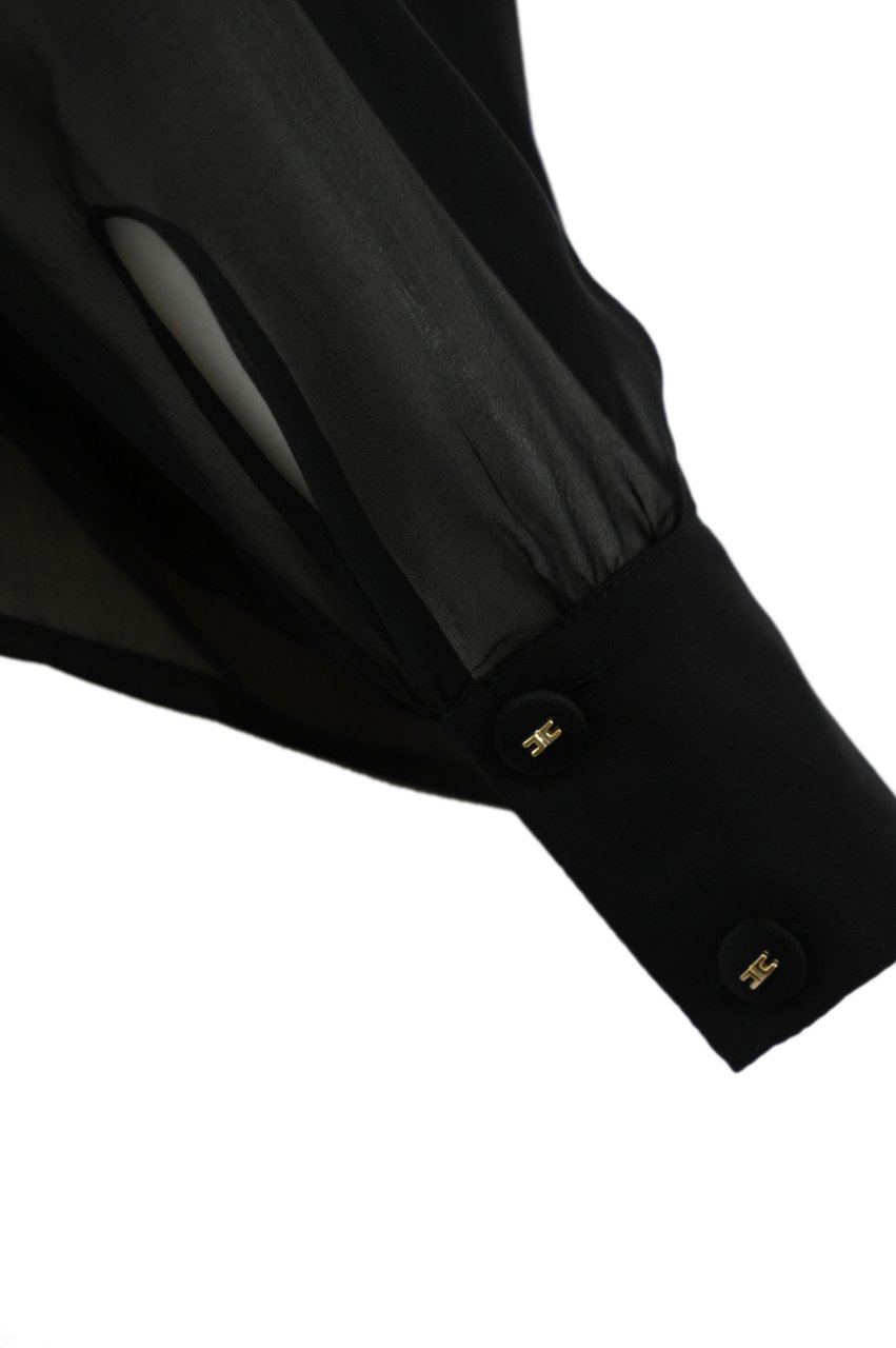 Elisabetta Franchi Shirts Black Zwart