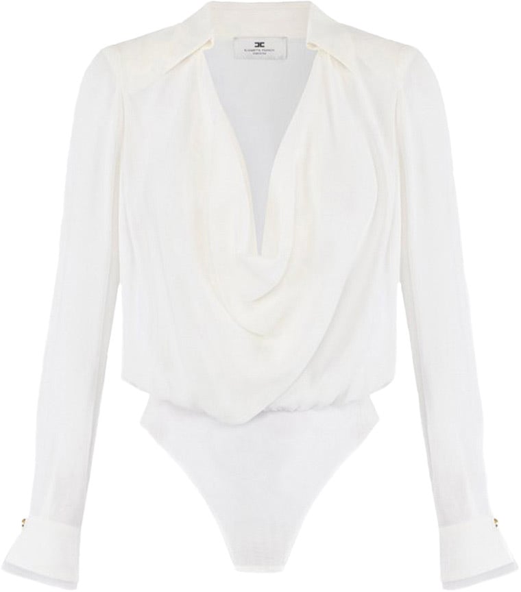 Elisabetta Franchi Shirts Cyan Cyaan