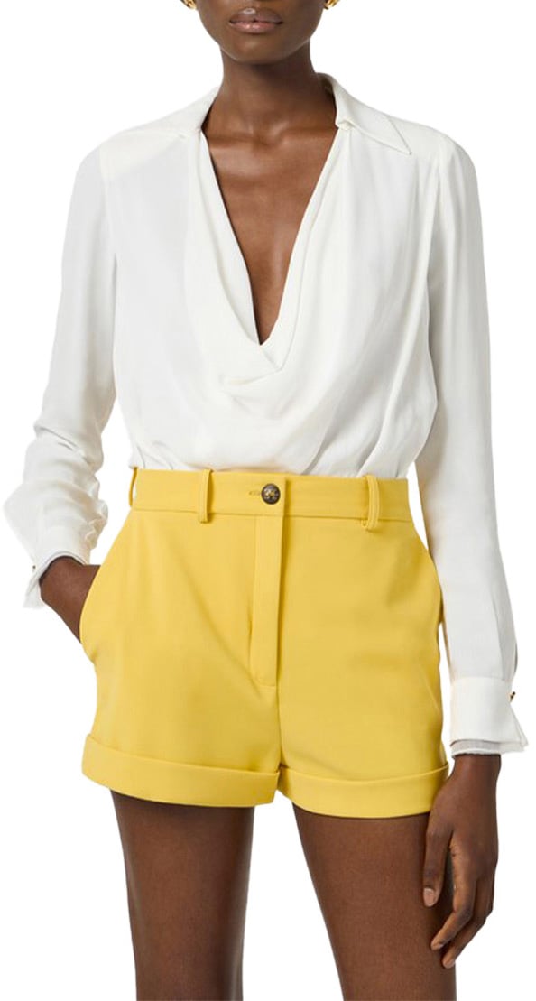 Elisabetta Franchi Shirts Cyan Cyaan