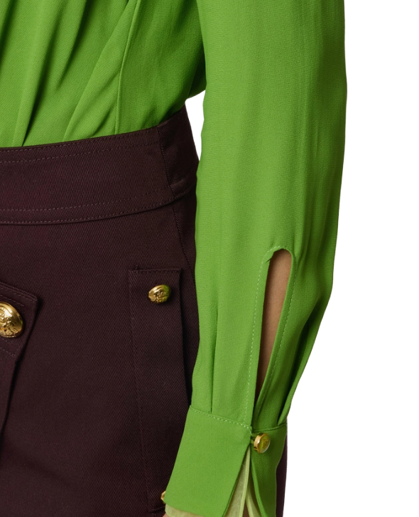 Elisabetta Franchi Top Aloe Groen