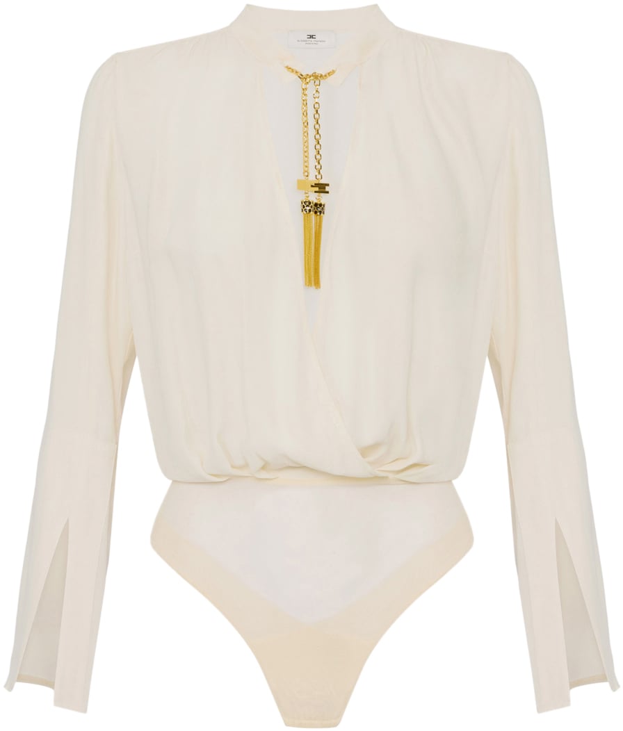 Elisabetta Franchi Shirts Milk Wit
