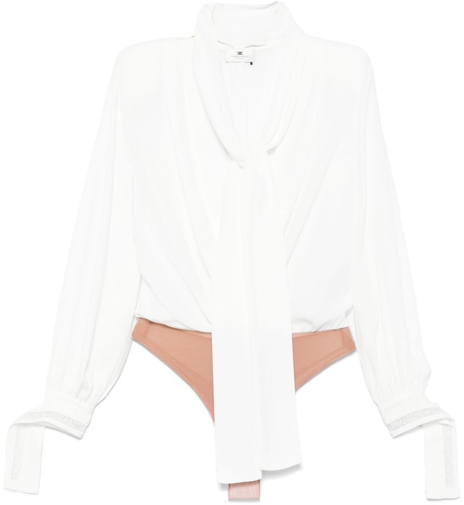 Elisabetta Franchi Shirts Ivory Wit