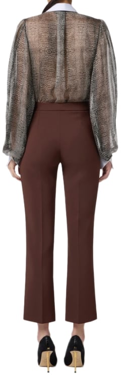 Elisabetta Franchi Top Black Zwart