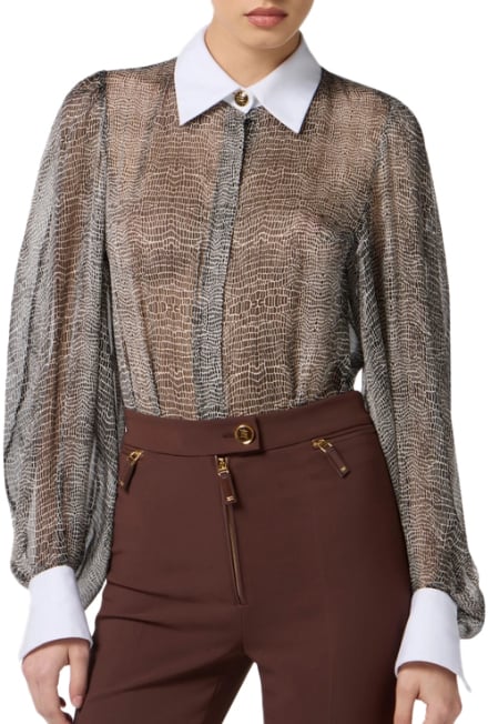 Elisabetta Franchi Top Black Zwart