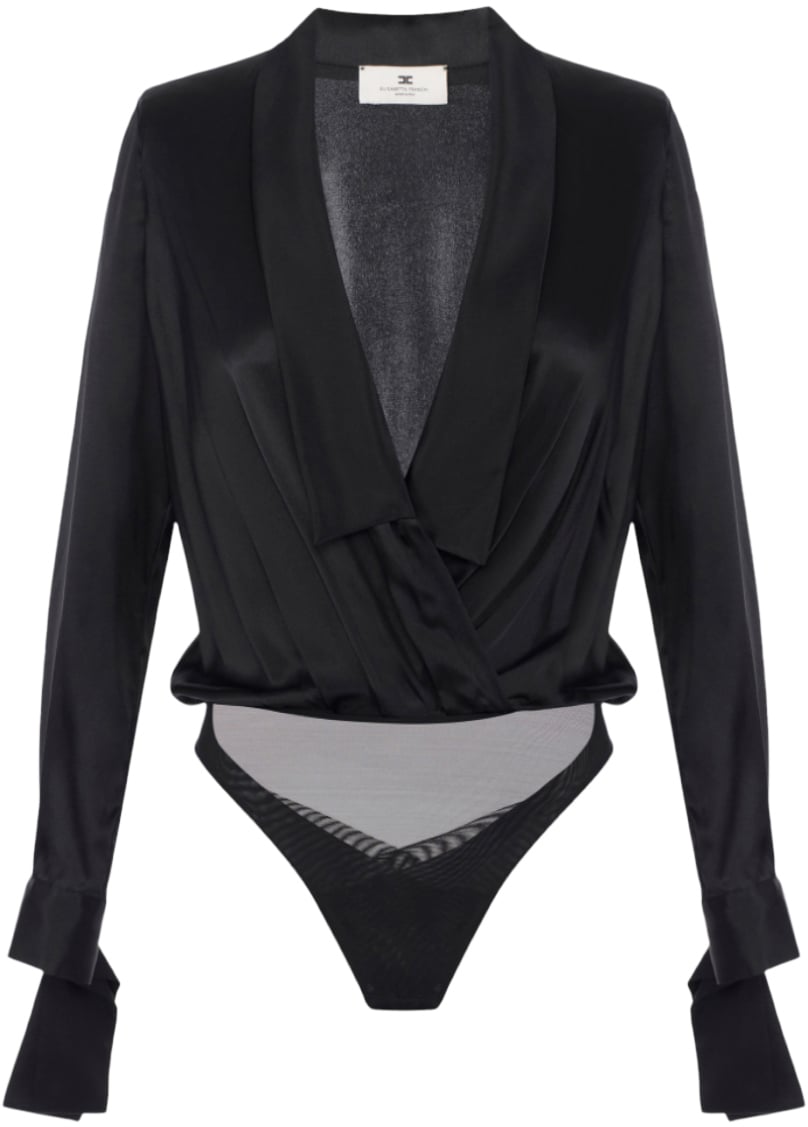 Elisabetta Franchi Shirts Black Zwart