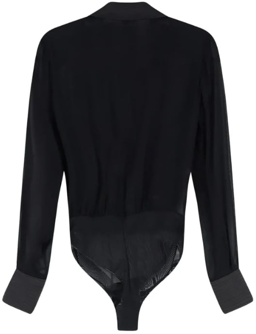 Elisabetta Franchi Top Nero Zwart