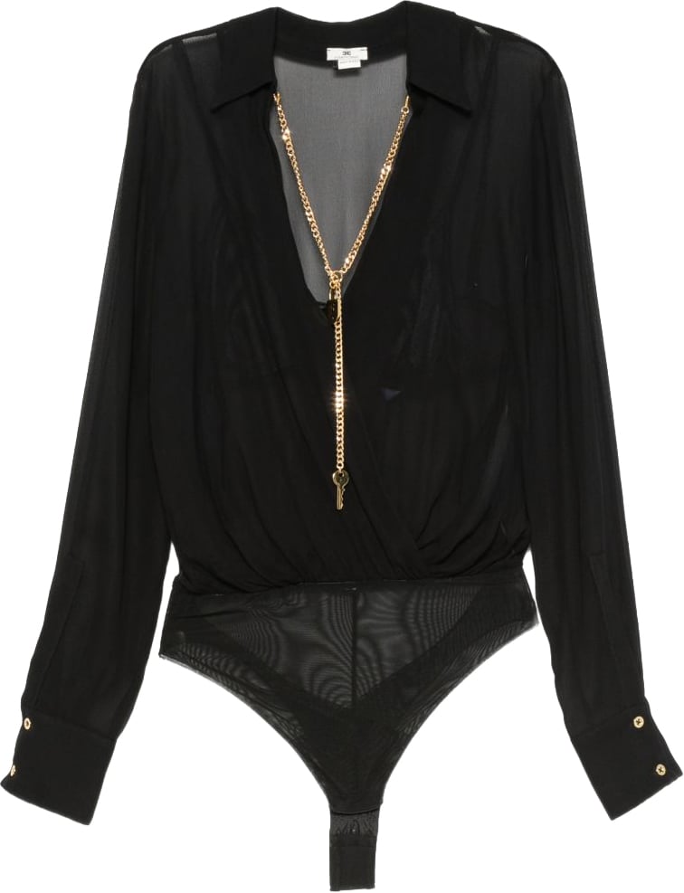 Elisabetta Franchi Shirts Black Zwart