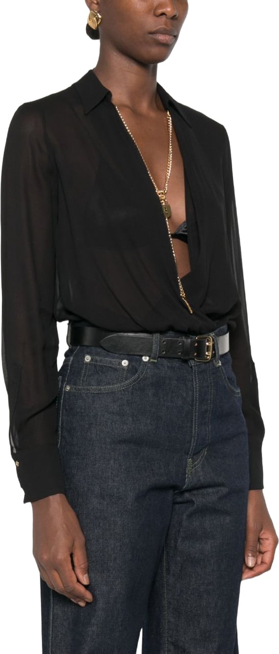 Elisabetta Franchi Shirts Black Zwart