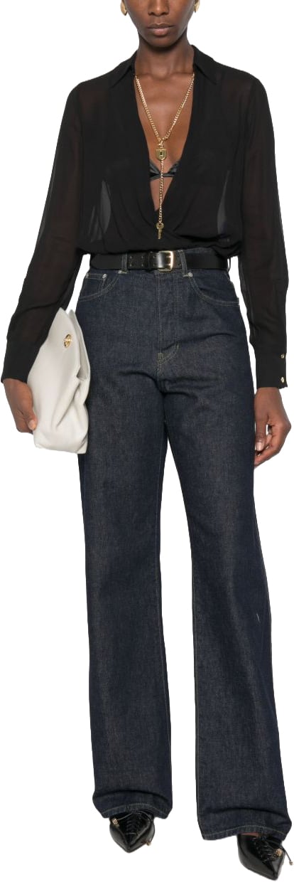 Elisabetta Franchi Shirts Black Zwart