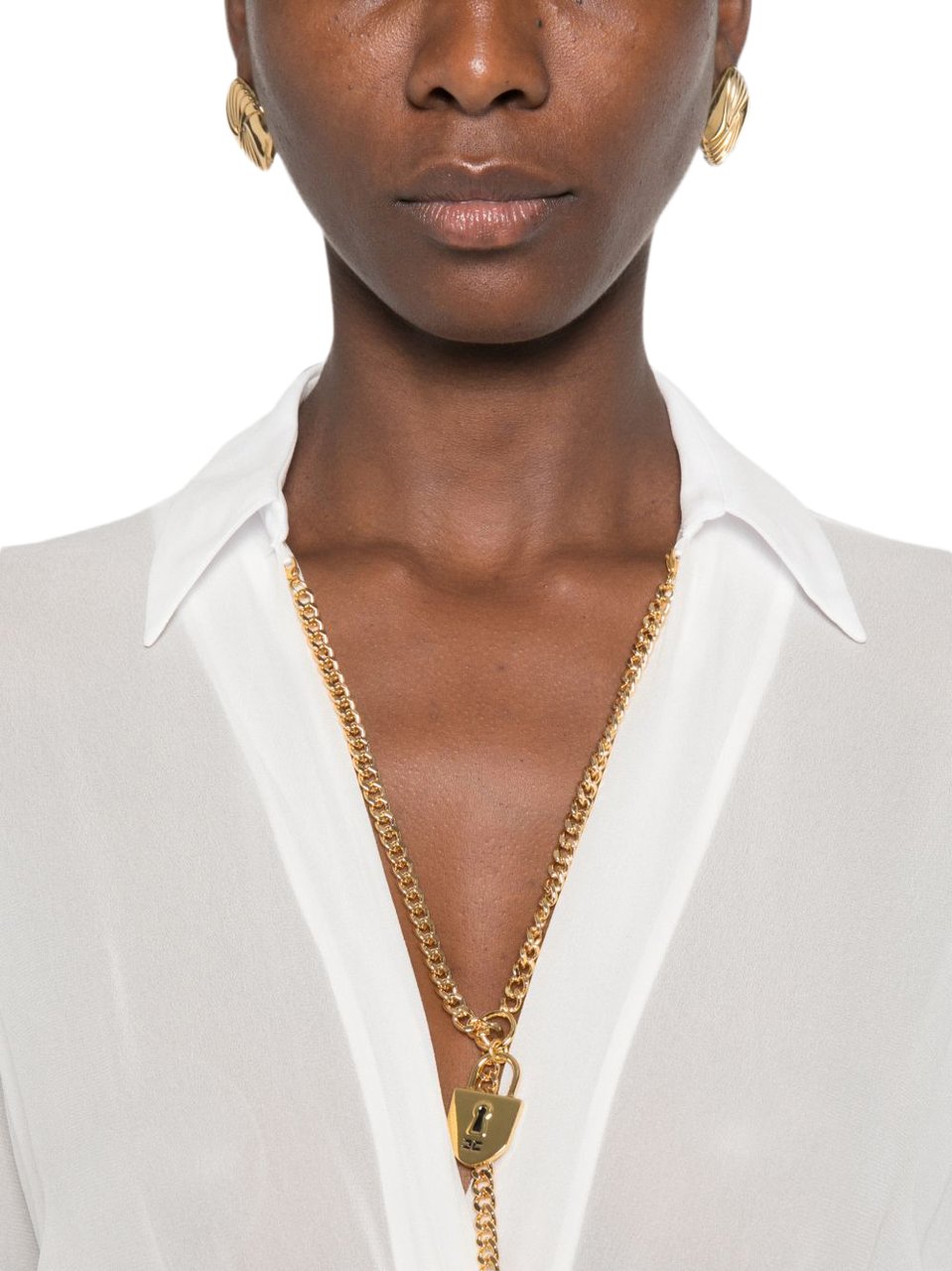 Elisabetta Franchi Shirts Avorio Wit