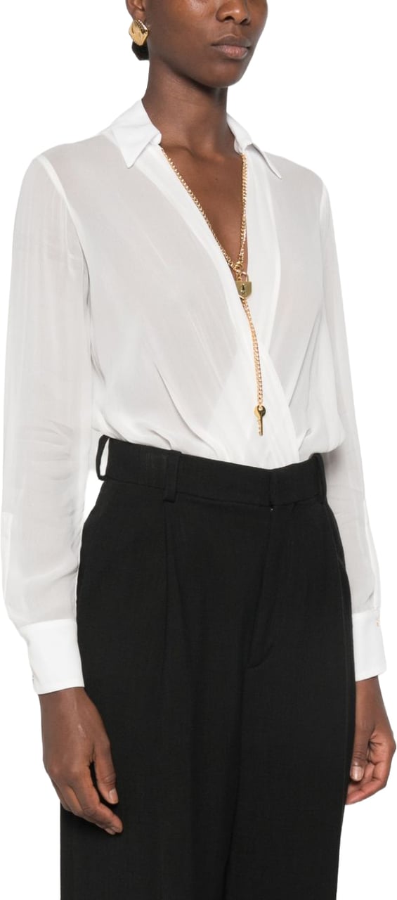 Elisabetta Franchi Shirts Avorio Wit