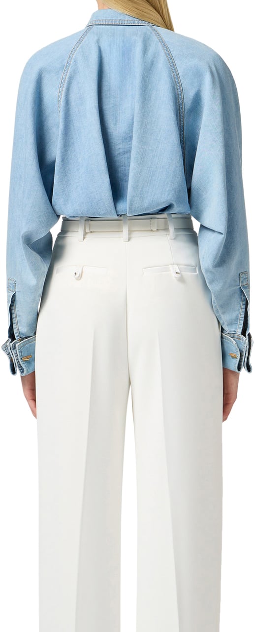 Elisabetta Franchi Shirts Blue Blauw