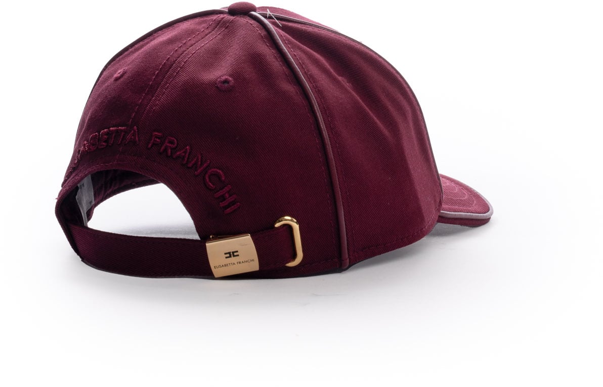 Elisabetta Franchi Hats Rouge Noir Beige