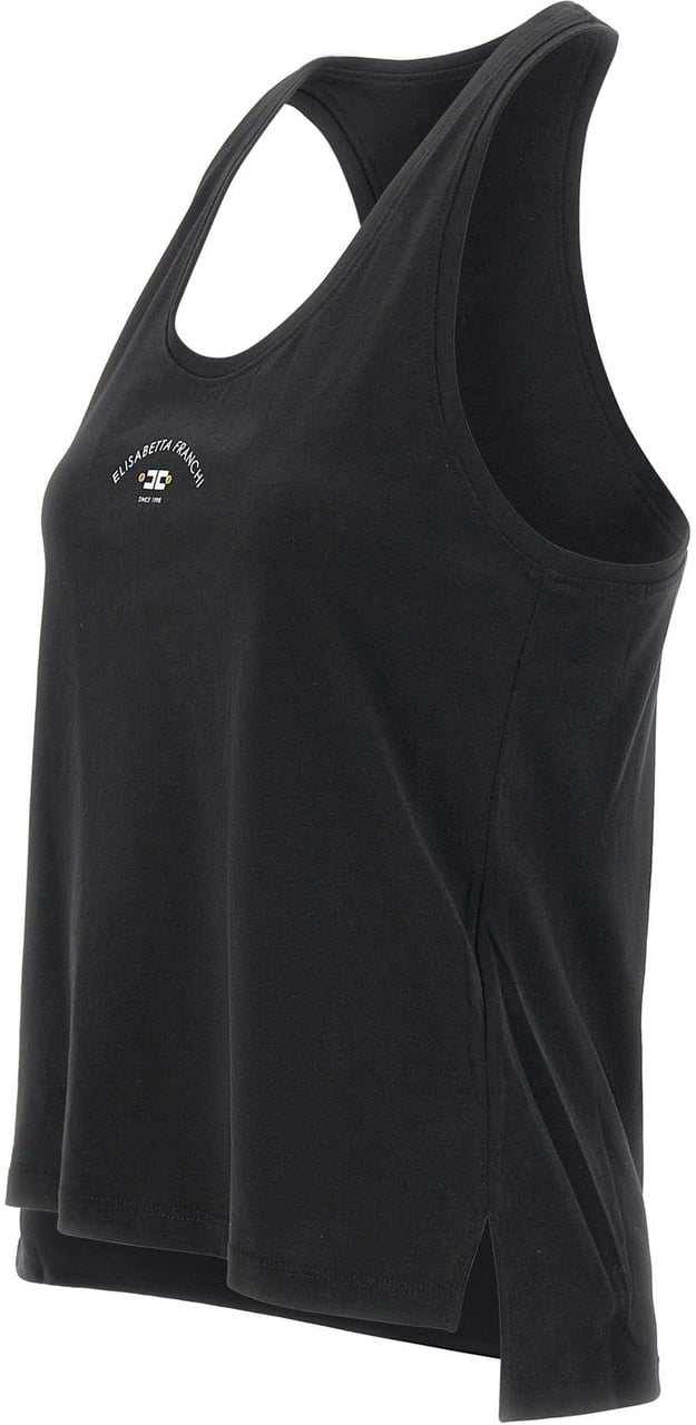 Elisabetta Franchi Top Black Zwart