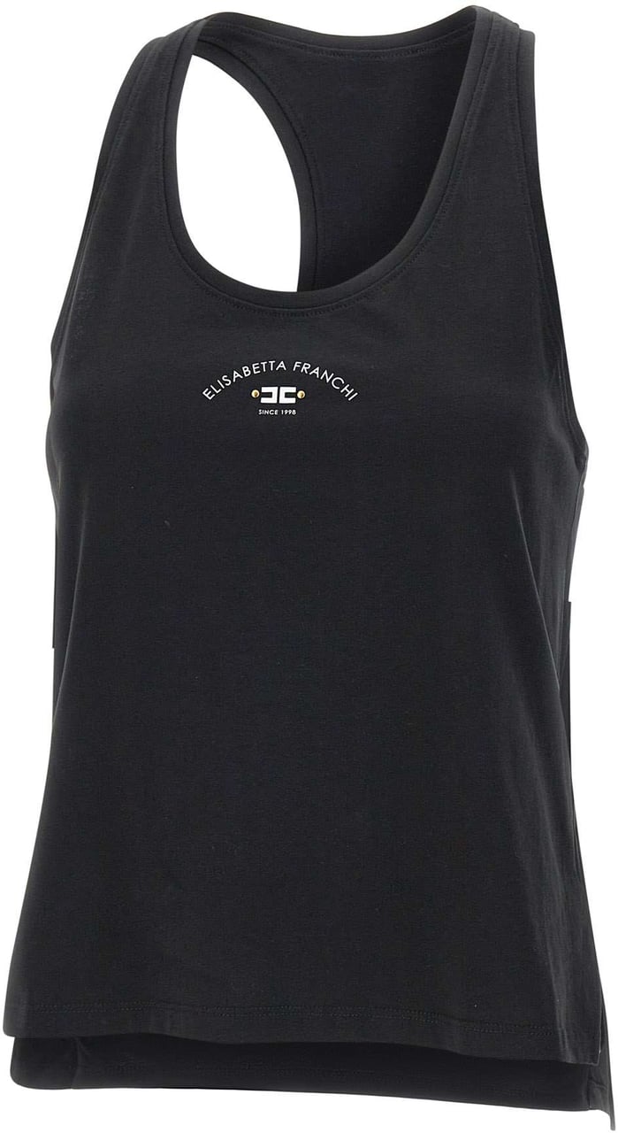 Elisabetta Franchi Top Black Zwart