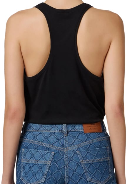 Elisabetta Franchi Top Black Zwart