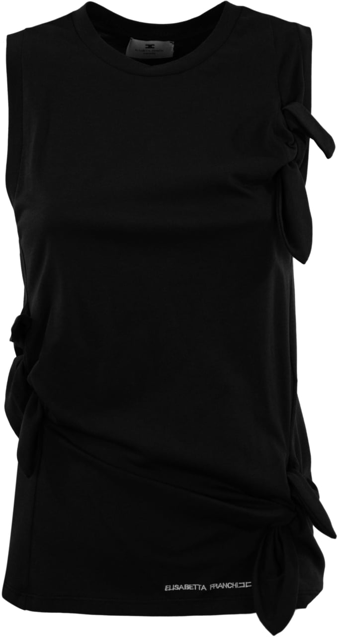 Elisabetta Franchi Top Black Zwart