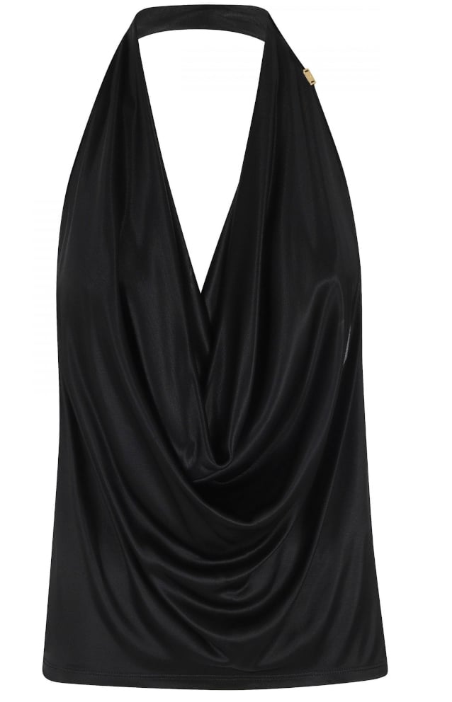 Elisabetta Franchi Top Black Zwart