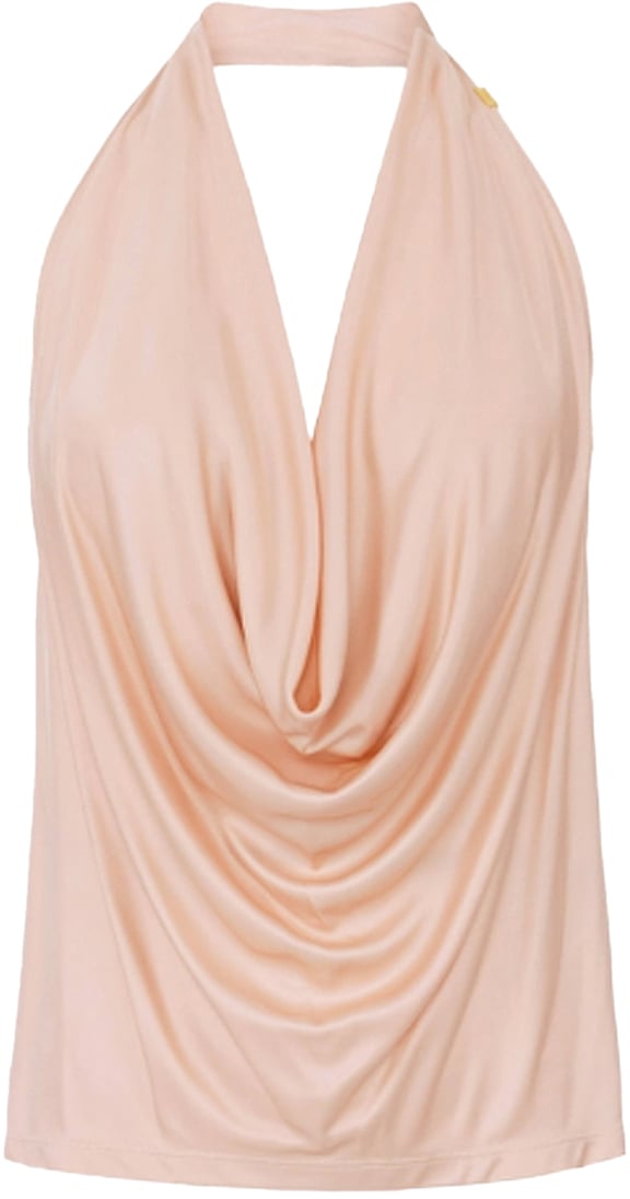 Elisabetta Franchi Top Nude Neutraal