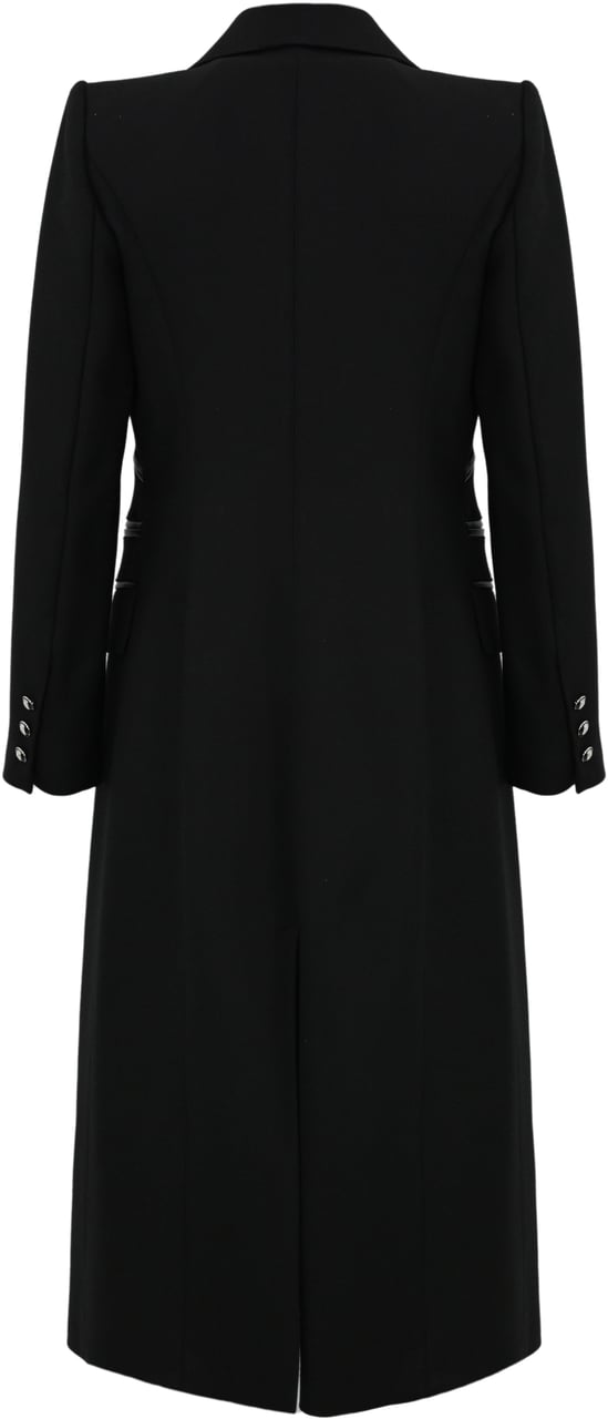 Elisabetta Franchi Coats Black Zwart