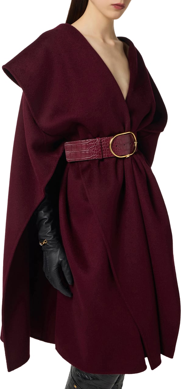 Elisabetta Franchi Coats Merlot Rood