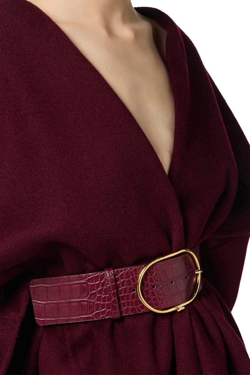 Elisabetta Franchi Coats Merlot Rood