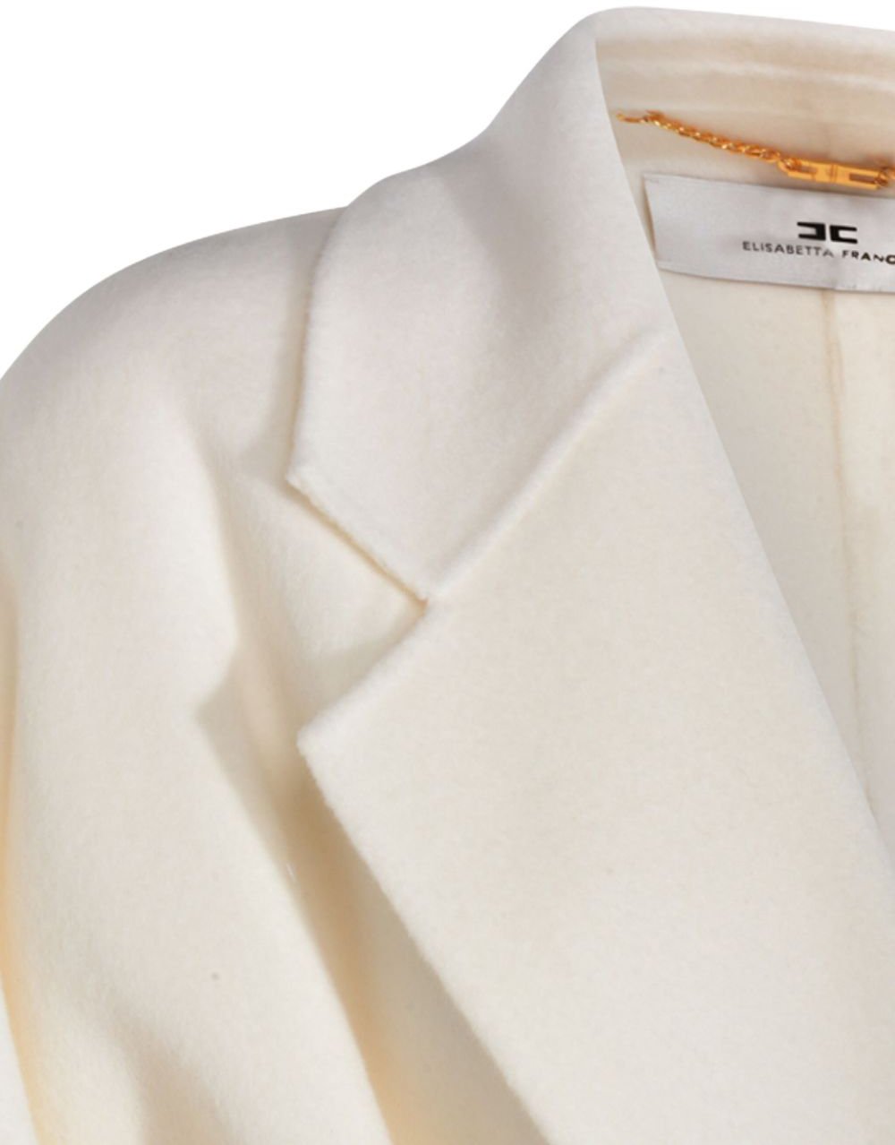 Elisabetta Franchi Coats White Wit