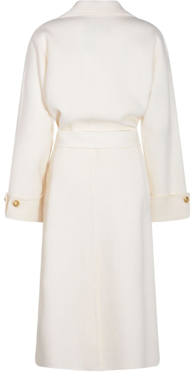 Elisabetta Franchi Coats White Wit