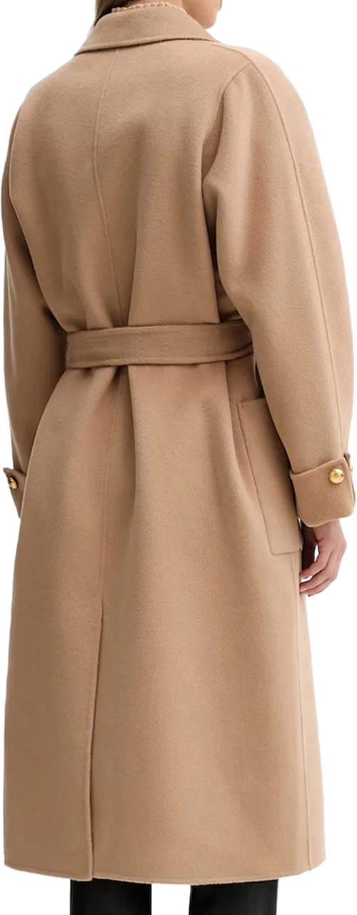 Elisabetta Franchi Coats Honey Geel