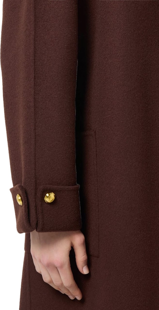 Elisabetta Franchi Coats Brown Bruin