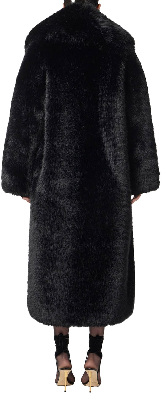 Elisabetta Franchi Coats Black Zwart