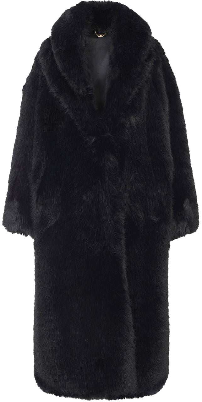 Elisabetta Franchi Coats Black Zwart