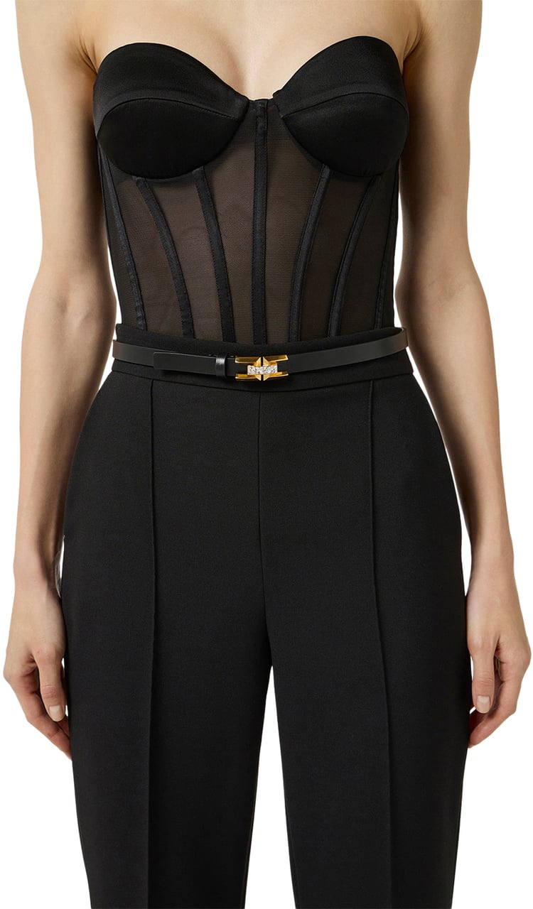 Elisabetta Franchi Belts Black Zwart