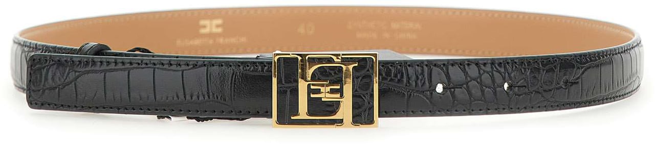 Elisabetta Franchi Belts Black Zwart