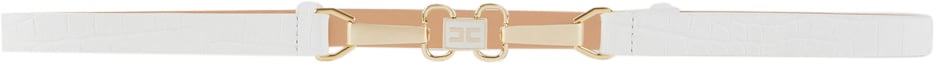Elisabetta Franchi Belts Ivory Wit