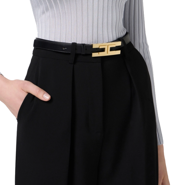 Elisabetta Franchi Belts Black Zwart