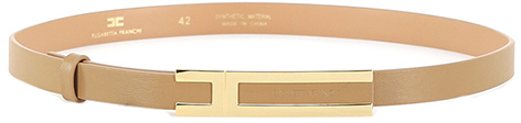 Elisabetta Franchi Belts Camel Beige