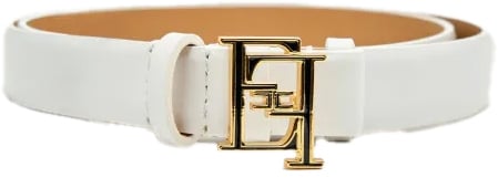 Elisabetta Franchi Belts Ivory Wit