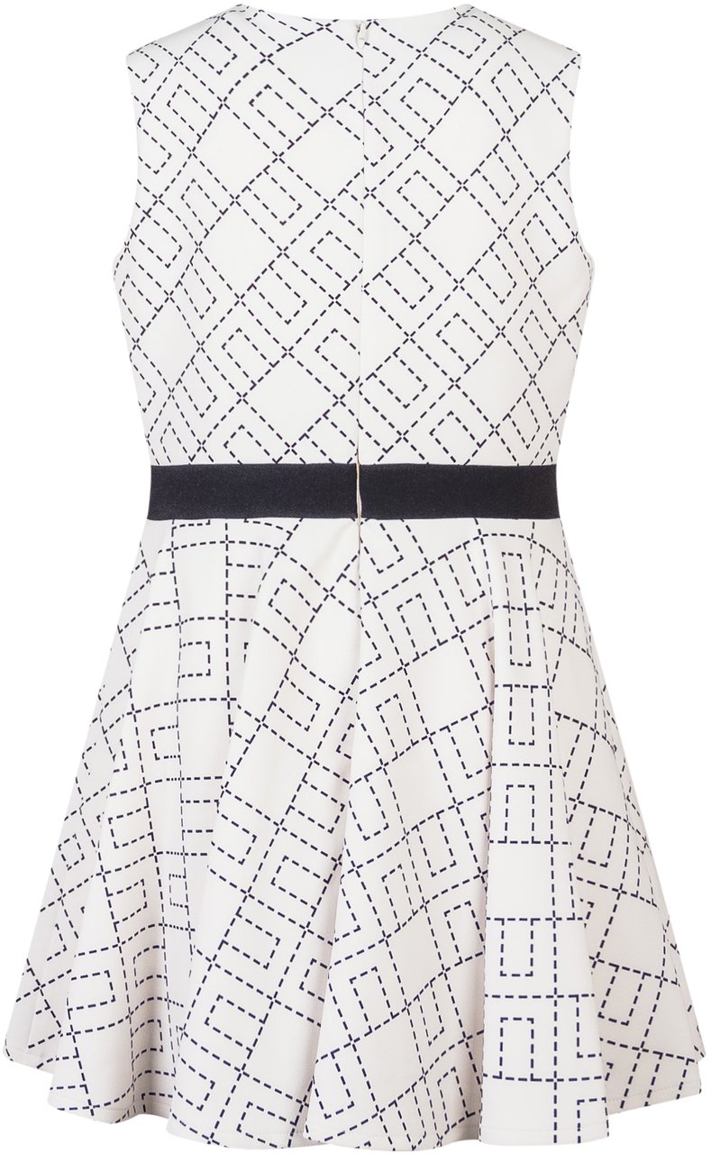 Elisabetta Franchi Elisabetta Franchi Kids Abito Bianco con Cintura Wit