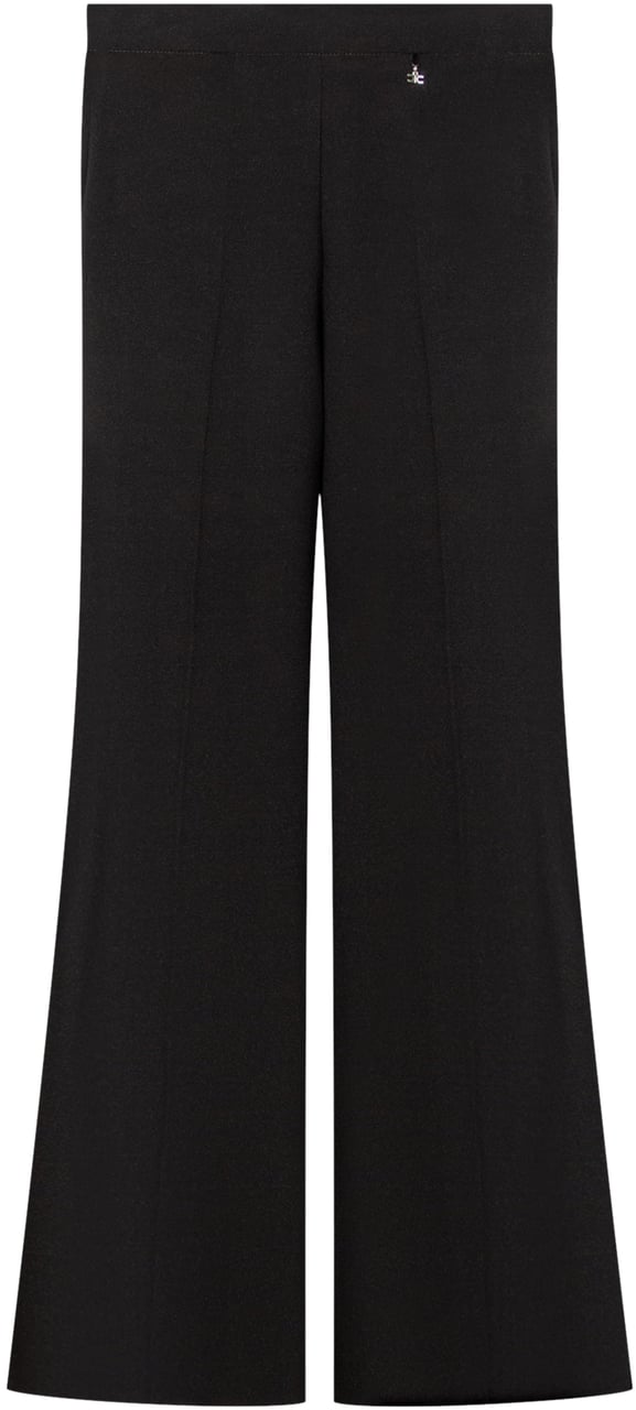 Elisabetta Franchi Pantalone Svasato Zwart