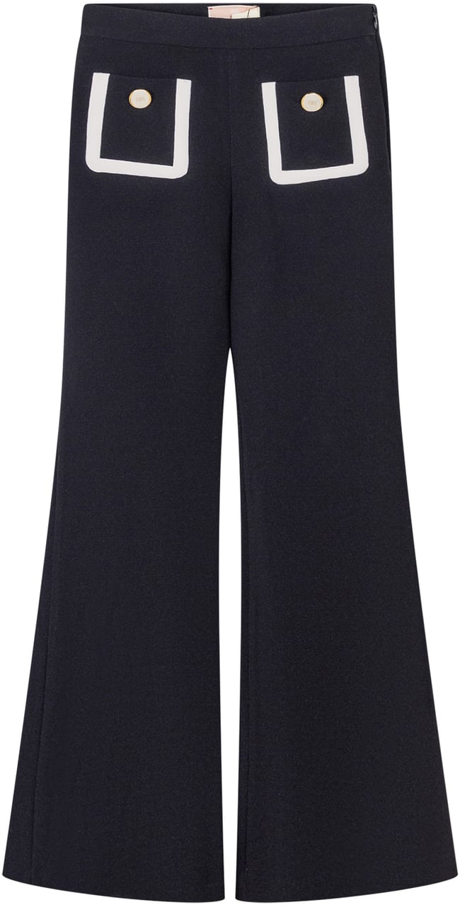 Elisabetta Franchi Elisabetta Franchi Kids Pantaloni Svasati Zwart