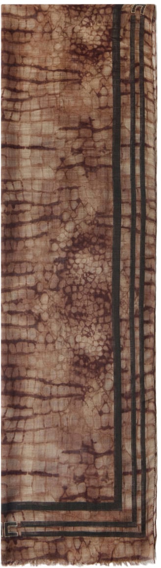 Elisabetta Franchi Scarfs Brown Bruin