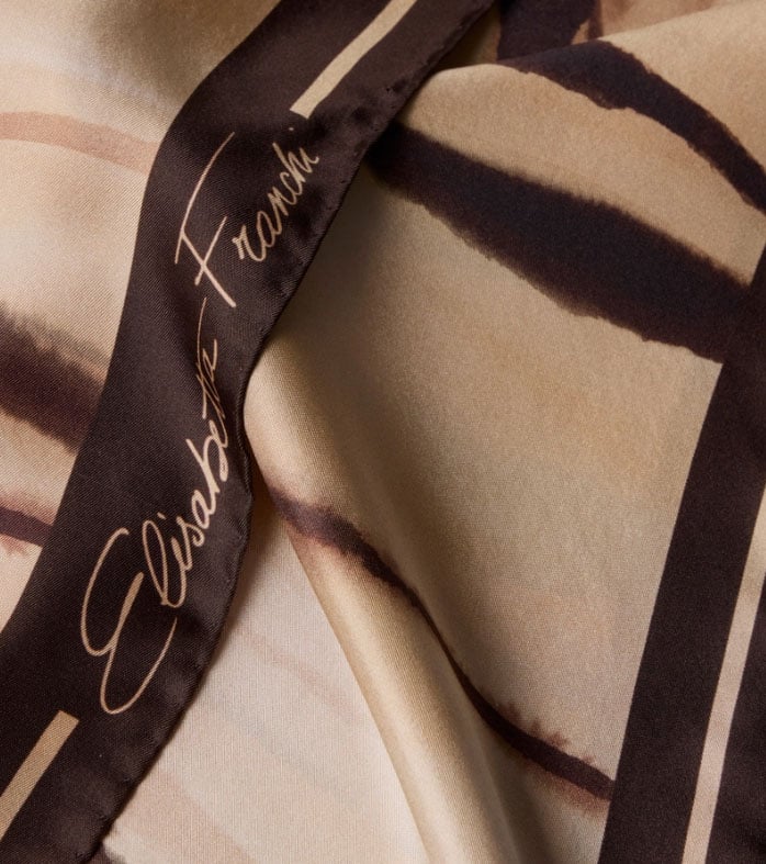 Elisabetta Franchi Scarfs Cammello Beige