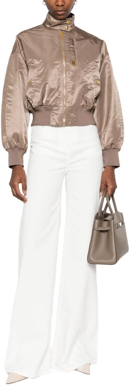 Elisabetta Franchi Coats Beige Beige