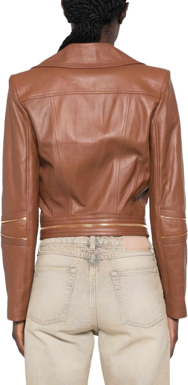 Elisabetta Franchi Jackets Brown Beige