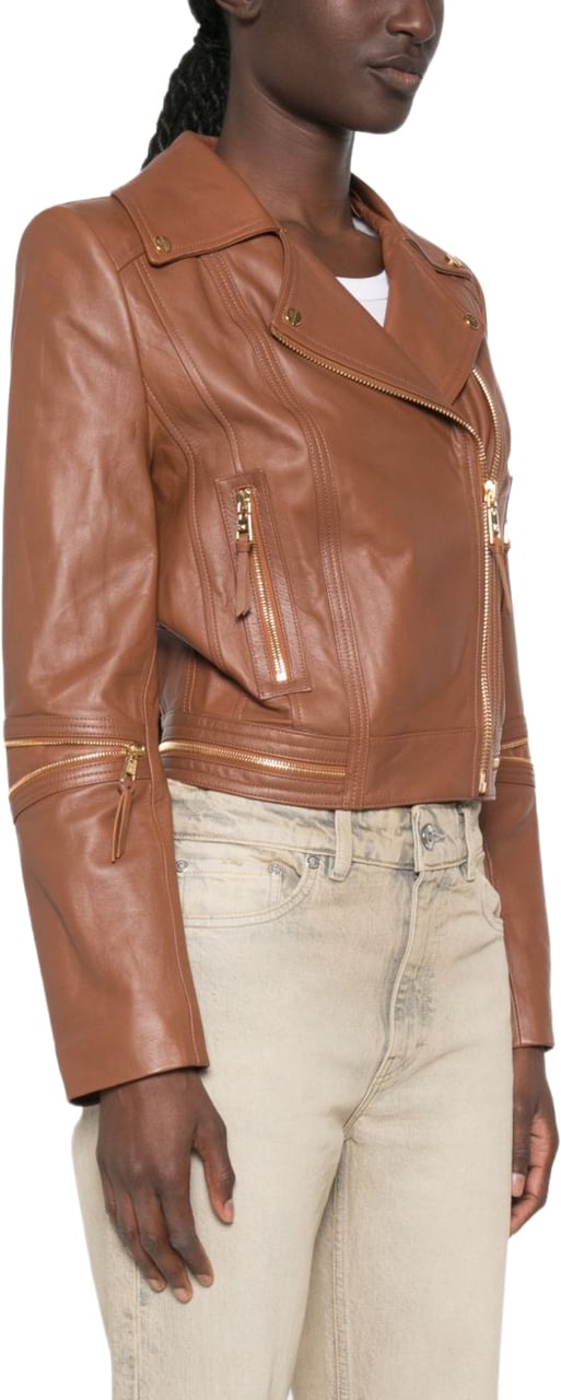 Elisabetta Franchi Jackets Brown Beige