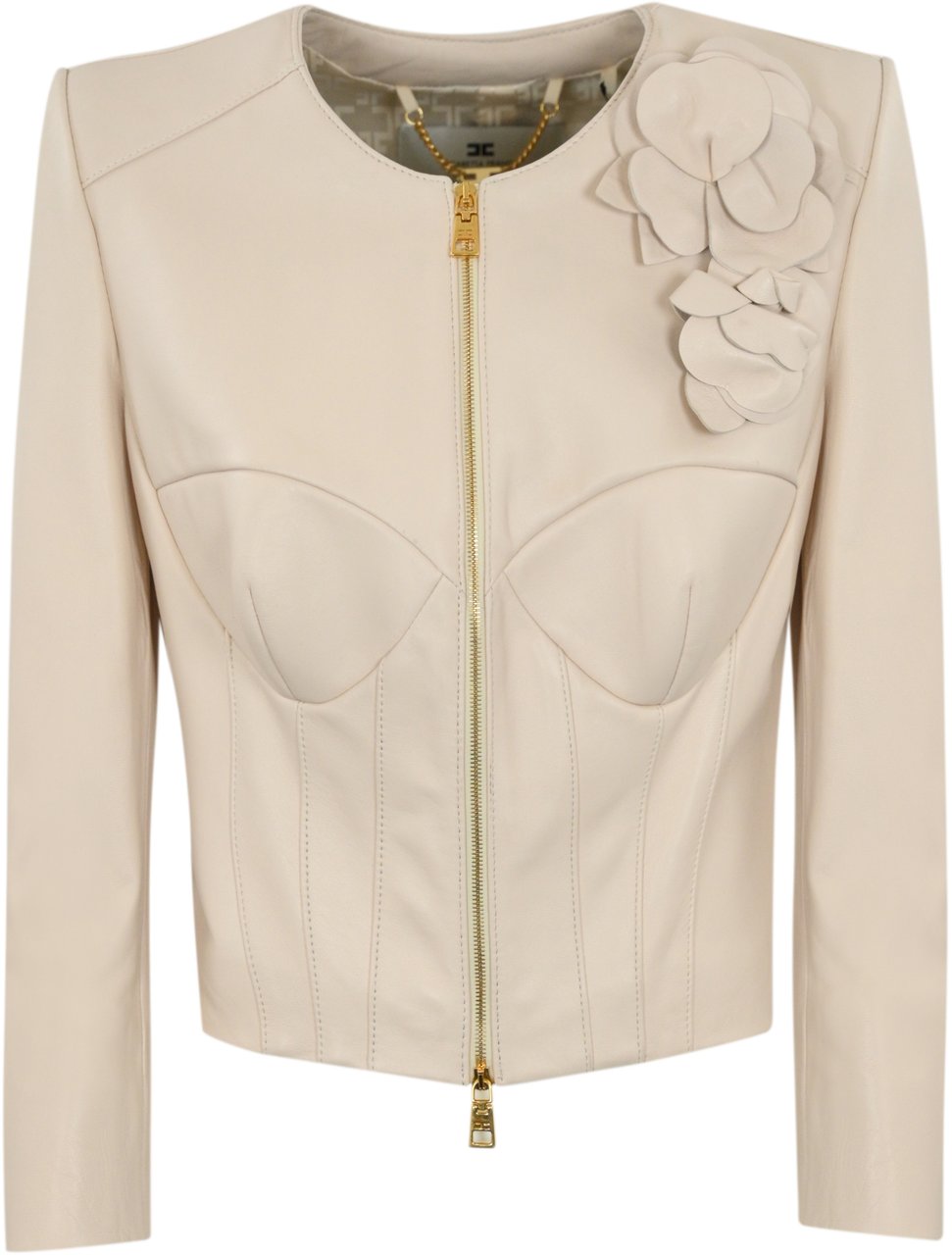 Elisabetta Franchi Jackets Burro Beige