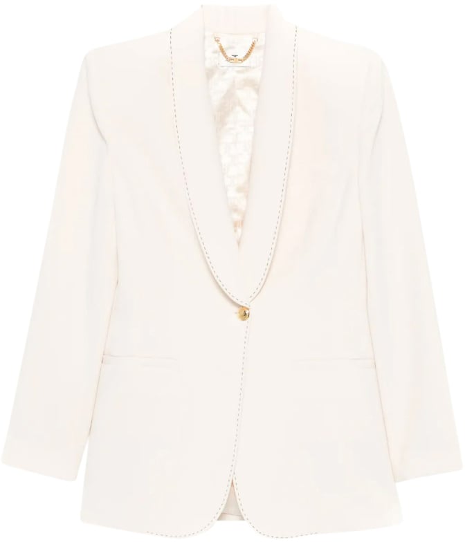 Elisabetta Franchi Jackets Burro Beige