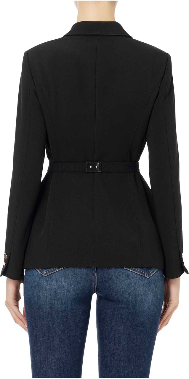Elisabetta Franchi Jacket Black Zwart